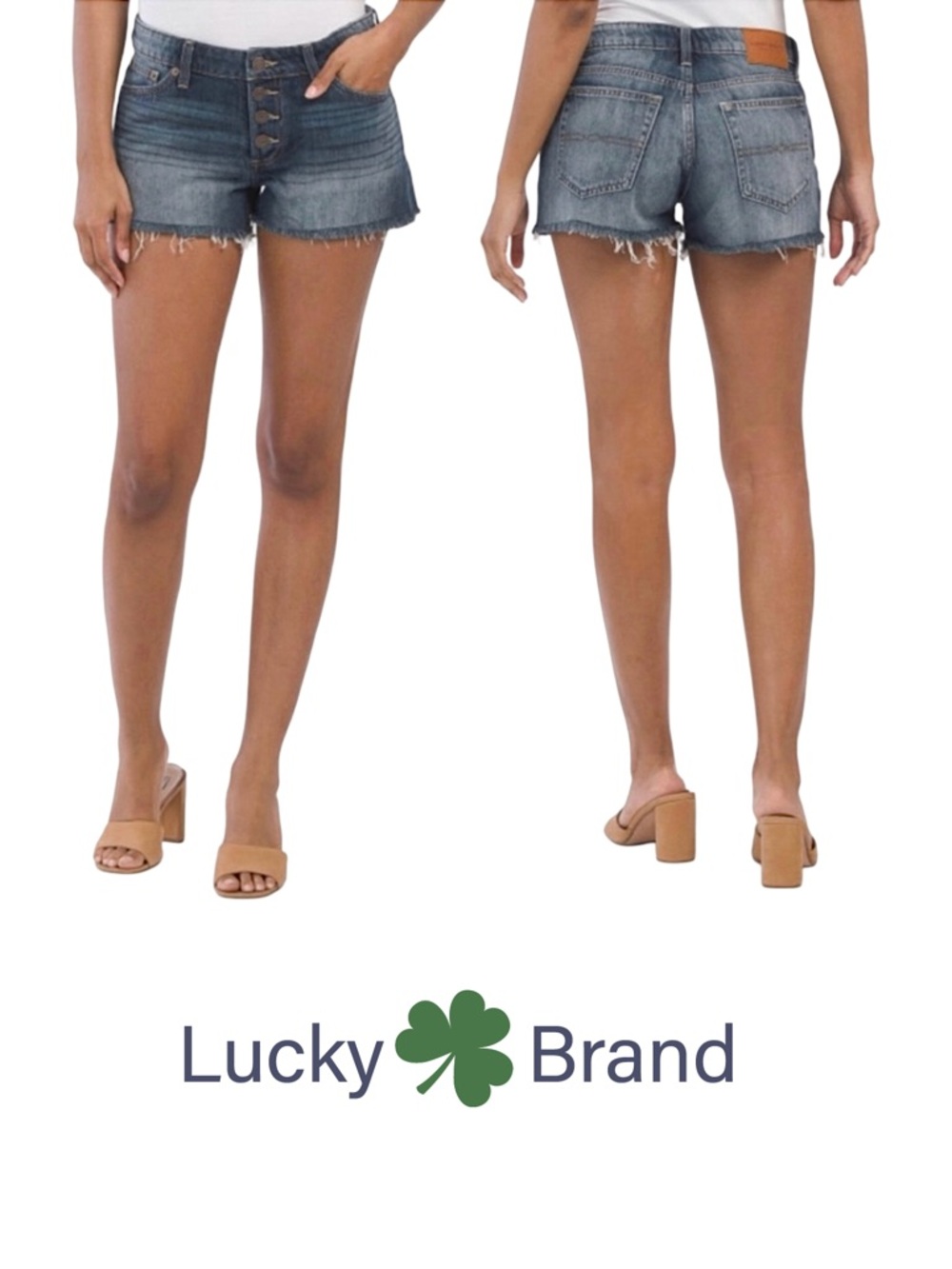 Lucky Brand ~ The Cut Off Raw Hem Shorts